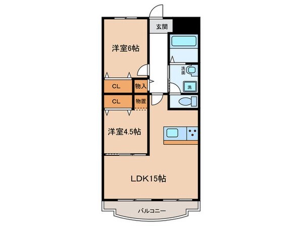 丸ニサンハイツの物件間取画像